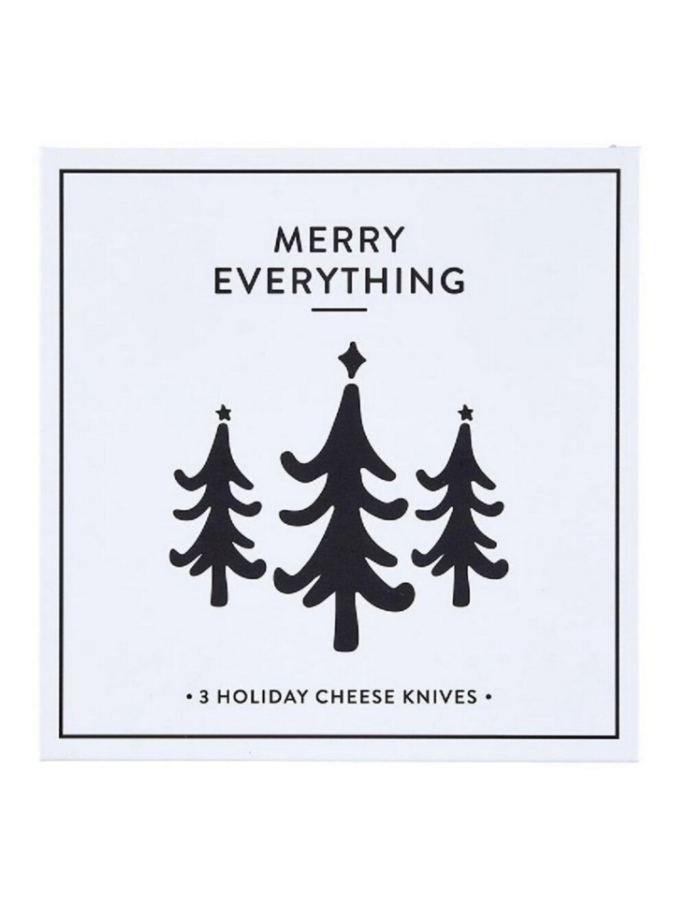 Merry Everything, Holiday Cheese Knives Set, NWT